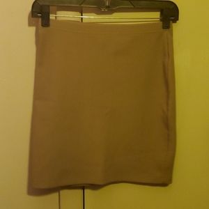 Beige mini Skirt